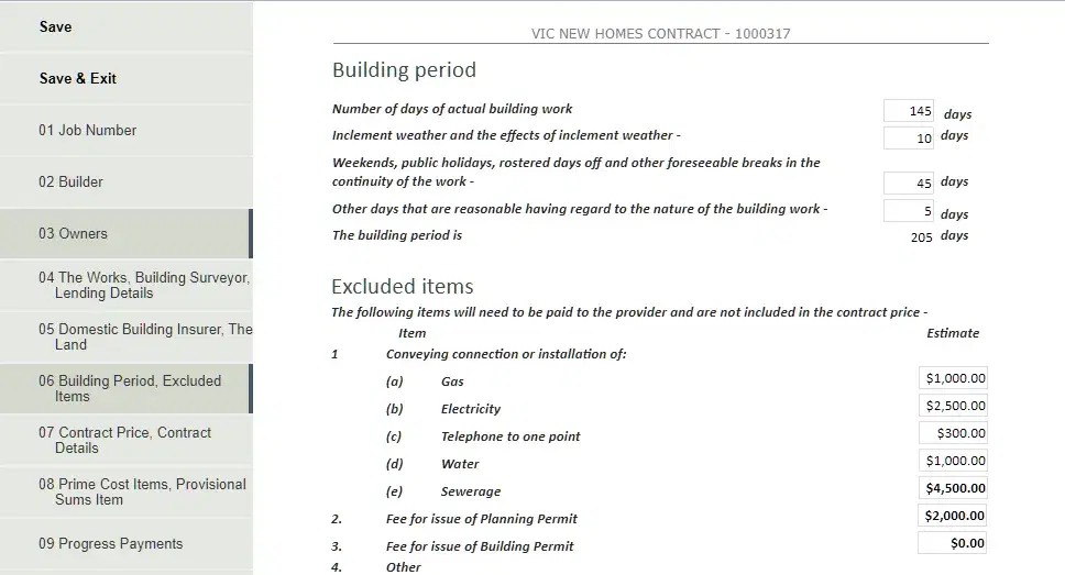 ClickHome27 HIA online contract generation
